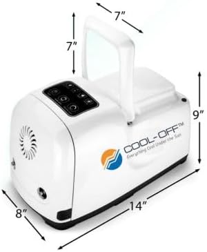 100’ High-Pressure Mist Cooling System Kit with Premium Edition Remote Pump W/App Control for Outdoor Usage, 0.8 GPM, 50 Nozzles - 1/4" (100 ft)