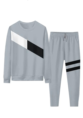 Image of The Baba's Store 2-Piece Men's Tracksuit - Lightweight Workout Set with Jacket & Pants - Gym, Jogging, Casual full sleeve