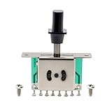 Musiclily 3WAY レバースイッチ ビス付きミリ規格 テレキャスターエレキギター用