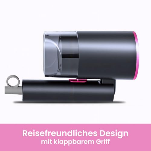 AIUNAOM Föhn Reisefön Klappbar,2000W Schnelltrocknender Haartrockner, Professionelle Reisefön mit Heiß- und Kalttasten,Klappbar Haartrockner für Zuhause und Salon