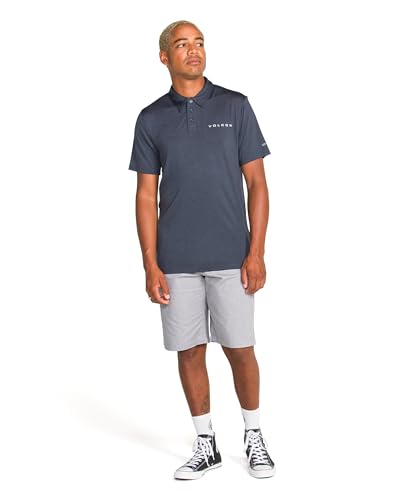 Image of Volcom Men's Vmonty Chino Shorts - 22 inch Outseam, Relaxed Fit, Durable Cotton Fabric