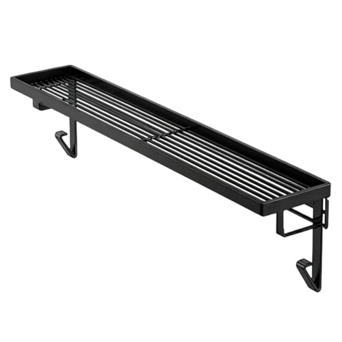 Generico Portaobjetos para radiador – Organizador robusto | Estante superior de metal resistente al calor sin perforación, para baño, radiadores de cocina, casa, apartamento y hotel, fácil instalación