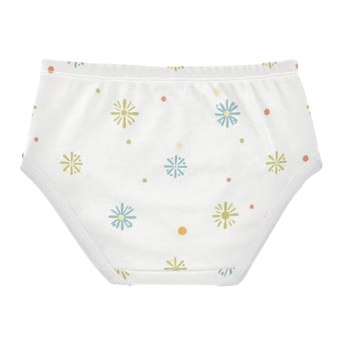 Girls' Cotton Briefs Toddler Cotton Underwear for Toddler Snowflakes2