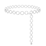 Confezionata come Regalo: Ogni cintura corpo a catena metallo è presentata in un'elegante busta regalo, pronta per essere donata.