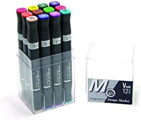 Mepxy Design Marker Set of 12color - Vivid