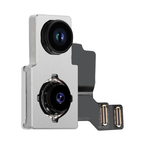 Risidamoy for iPhone 12 MINI OEM Main Rear Back 12MP Camera Replacement Ultra Wide Optical Image Stabilization Smart HDR 4K 60fps Video Metal Case Flex Cable Connector Repair A2176 A2398 A2399 A2400