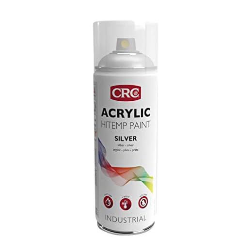 RC2 Corporation CRC 31096-AA - ACRYLIC PAINT ALTA TEMPERATURA. Anticalórica plata. Hasta 800ºC 400 ml, plata
