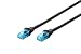 Produktbild DIGITUS LAN Kabel Cat 5e - 5m - RJ45 Netzwerkkabel - U/UTP Ungeschirmt - Kompatibel zu Cat-6 & Cat-5 - Schwarz