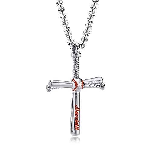 Collier de gym pour garçons, le cadeau idéal avec pendentif croix et chaîne