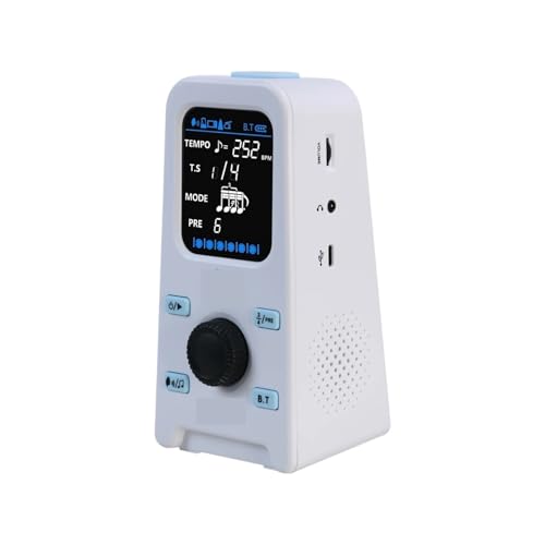 Métronome vocal numérique à volume réglable avec haut-parleur pour batterie et guitare