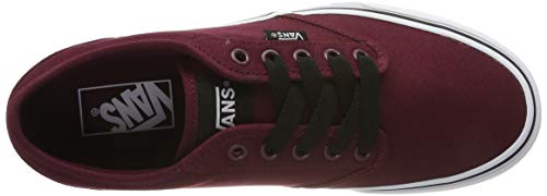 Vans Atwood Canvas Total, Baskets Basses Homme, Bordeaux (Oxblood/Blanc), 43 EU