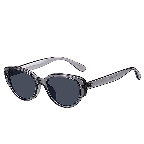 Legou Sunglasses 1.8 PC lens cat eye sunglasses for men and women grey frame grey C5 one size