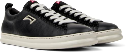 Camper Para Hombre. K101052-002 Zapatillas De Piel Runner Four Negro (41), Plano, Cordones, Casual - 6