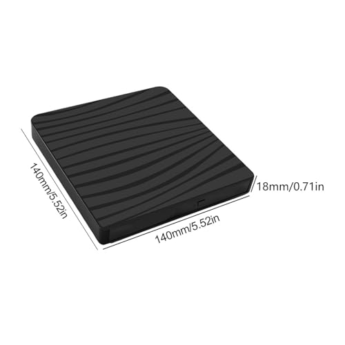 Lecteur CD/DVD externe USB 3.0 et Type-C portable pour ordinateur