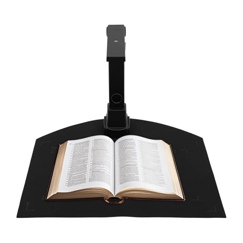 MEELRYD Scanner per documenti, scanner per libri pieghevoli, formato A3, scanner da tavolo a 3 livelli, fotocamera per documenti con linguaggio OCR 200+, compatibile con Mac/Windows