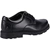 Hush Puppies Boy's Oliver Senior School Uniform Shoe, Black, 8 UK #1