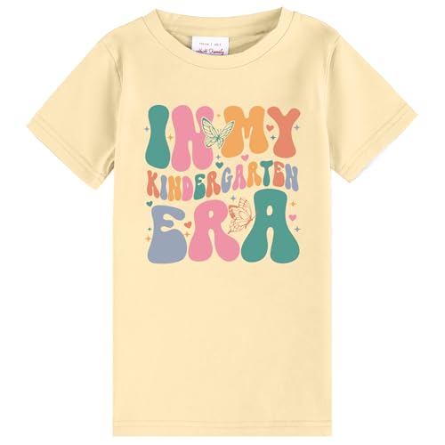 Image of First Day of Kindergarten Shirt First Day of School Gifts for Kids Kindergarten Shirts for Girls T-Shirt Top