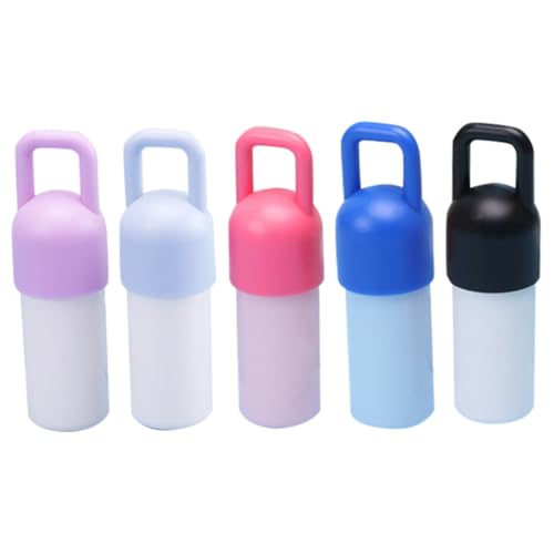 ZUNOXAZ 5個 ペン先保湿ツール 多機能ペン先潤滑器 乾燥防止 インクペン用 携帯便利 小学生向け文具適合 ランダムカラー ランダムカラー
