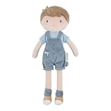 Little Dutch Muñeca de tela suave – Muñeca Jim – 35 cm grande – para niños a partir de 12 meses