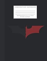 Composition notebook 100 pages/8.5 x 11 in. Wide Ruled/ Batman: Notebook for school notes | For Women, Girls, Men, Boys, Kids, Children | Journal For University 1089970641 Book Cover
