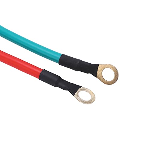 Tgoon Battery Terminial Cable, Battery Cord Firm Connection Abs Brass 2Pcs Red Green For 173 178F #TOP7