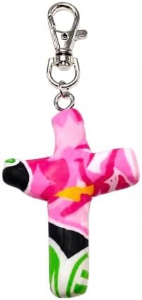 Calypso Studios by First & Main 3" Comforting Clay Cross Clip, Garden, Multi image 2