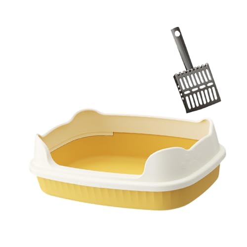 Bandeja abierta para arena de gato fácil de limpiar miniatura 6