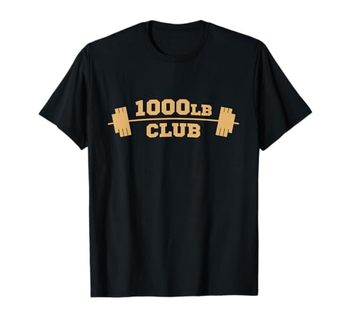 1000lb Club Weightlifting T-Shirt - Strong Powerlifting Tee T-Shirt