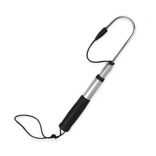 Namaka® Raffio Telescopico da Barca in Alluminio Anodizzato - Arpione Inox Affilato e Antiscivolo - 4 Misure - Modello Professionale. (33 cm (chiuso) - 40 cm (aperto))