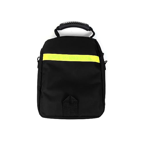 Image of First Aid Bag AED Medical 1st Aid Empty Rescue Defibrillator First Responder Bags for Emergency Critical Healthcare Protection (Bag Only) (Black)