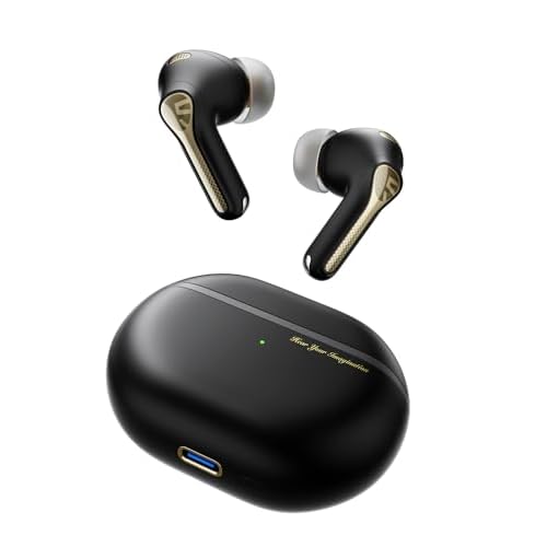 SoundPEATS Capsule3 Pro+ Wireless Earbuds, Hi-Res Audio with LDAC Bluetooth 5.3 Headphones, in Ear Adaptive Noise Cancelling Ear Buds, 12mm xMEMS Driv