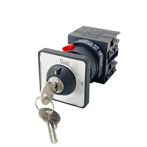 Commutateur à came rotatif triphasé LW42 interrupteur sectionneur 2 positions 20A 690V