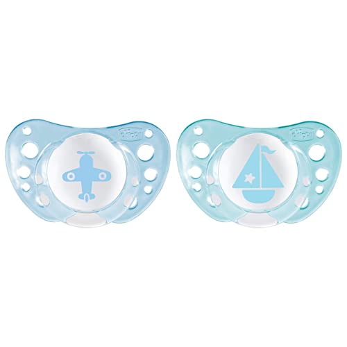 Chicco Succhietto Physio Air in Silicone, Ciuccio per Bimbo, Modelli Assortiti...