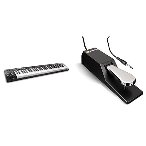 Image of M-AUDIO Keystation 61 MK3 Paquete de Controlador MIDI con Pedal de Sustain M-AUDIO SP-2 para Grabacion de Estudio, Produccion Musical, Podcasting, Streaming