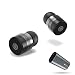 Rowkin Bit Charge Touch Control True Wireless Earbuds Headphones: 50+ Hours Bluetooth 5 Smallest Earphones & Charging Case. Deep Bass Sound Headset, Mic & Noise Reduction for Android Samsung & iPhone