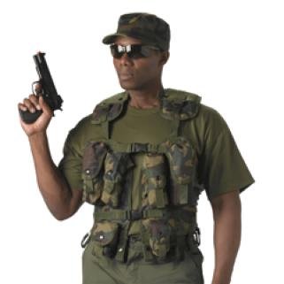 Rothco Tactical Assault Vest, Black #TOP1