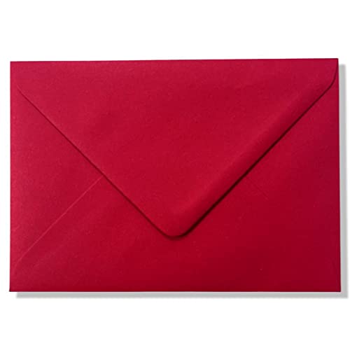 Enveloppes rouges format C6 100g pour correspondance créative et carterie