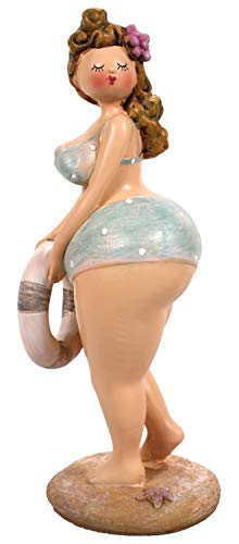 Lenzbach Badenixe mit Schwimmring 20 cm stehend im Bikini Figur...
