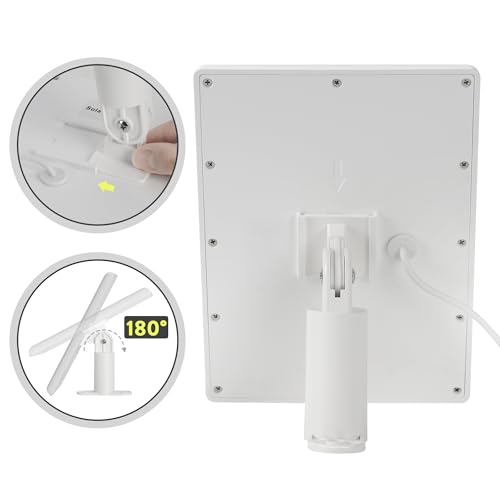 Image of Ring Solar Panel(2nd Generation), 2-Pack 5W Ring Solar Panel Charger with Mount and 12FT Extension Cable for Stick Up Camera & Pro, Spotlight Plus & Pro, Stick Up, Spotlight Cam Battery (2Pack White)