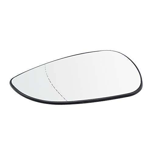 Zwbfu Substituição do lado esquerdo do passageiro para Ford Fiesta Mk7 2008-2017 Vidro de espelho de