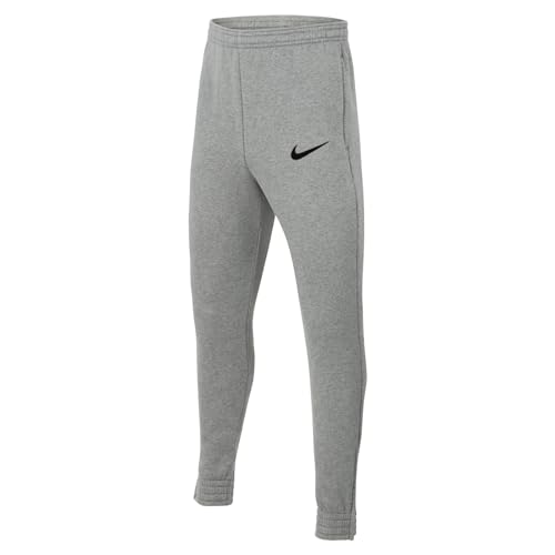 Nike Unisex Kinder Y Nk Flc Park20 Kp Pants, Dk Grey Heather/Black/Black,...
