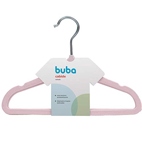 Cabide Veludo Rosa, Buba, Rosa