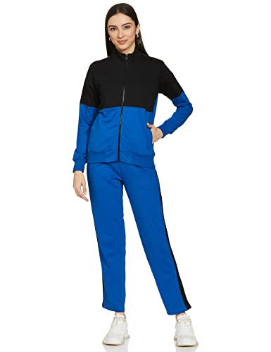 Image of Amazon Brand - Symbol womens Cotton Blend Track Suit (Regular Fit |Co-ord Set) (Available in Plus Sizes)