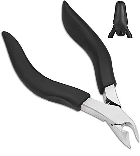 Wide Toenail Clippers for Thick - or Ingrown Toenails - Large Professional toenail Clippers Long Handle for Easy Grip +Leather Packaging, Safe Storage - Maintain Healthy Nails with Ease