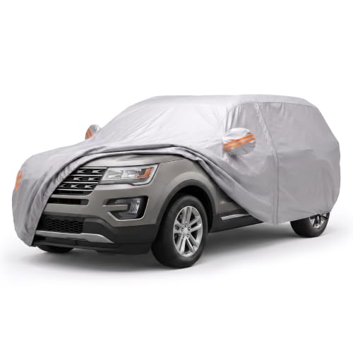 Image of Explorer Car Cover Custom Fit for Ford Explorer 2006-2026, Silver