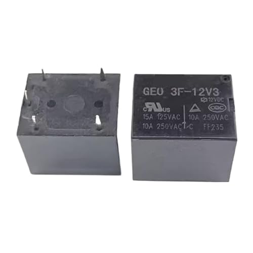 Relais 12V DCV12 GEO3F-12V3 composant électrique 5PIN 12CDV lot de 10