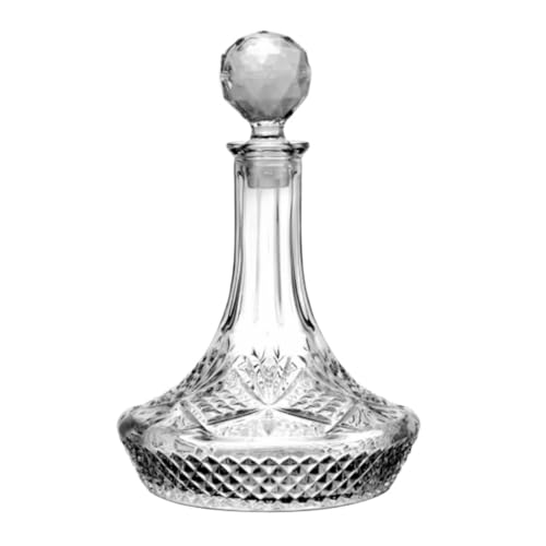 AZHKJKZH Decantador Vino Decantador con Tapón De Vidrio, Estilo Europeo, Dispensador Vino Espeso For El Hogar Accesorios Bar