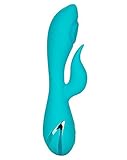 Calexotics SE-4350-40-3 California Dreaming Santa Monica Starlet Silicone Beaded Rabbit Vibrator, Blue