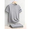 Men T Shirts Men's O-Neck T-Shirt Cotton Soft Comfortable Casual Lightweight Solid Top for Daily Wear(White,XXL) #1