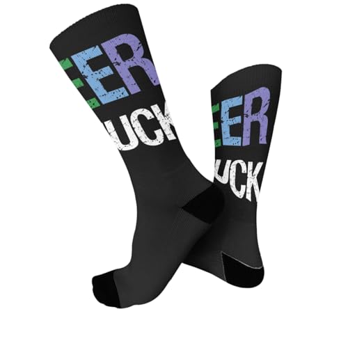 Queer As Fuckk Mens Boot Socks LGBT Liner Sock Youth High Socks Funny Sock2